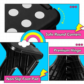 Delxo folding stool ideal for outdoor use and camping.