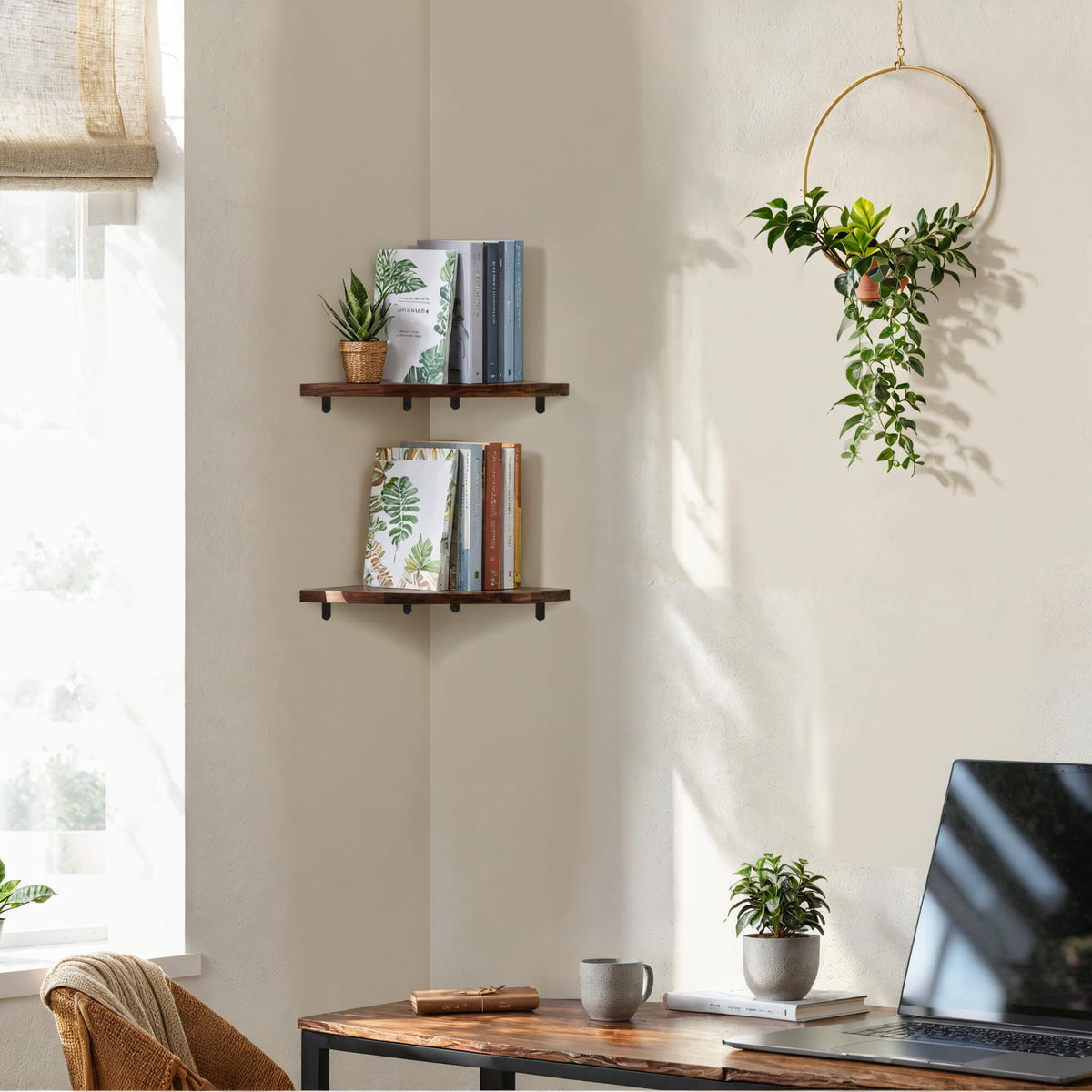 Demigo living room display shows decorative organization with easy access to essentials.