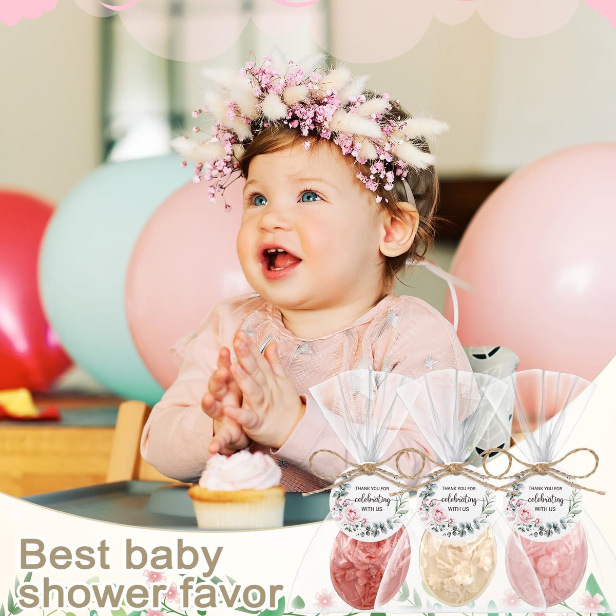 Demissle wedding and baby shower favors collection adds event charm.