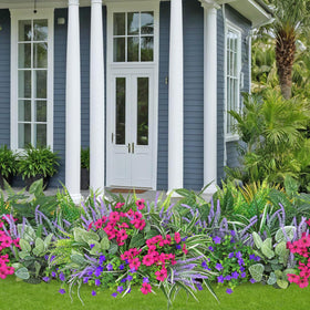 DEMIUKO artificial grasses resemble fresh lawns on any surface