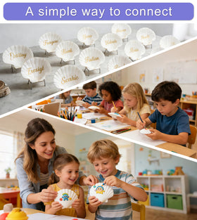 Denking gift-ready handmade shells conveying time and care
