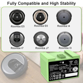 Dentsing ABL-D1 battery for Roomba i3 keeps floors clean with quick charging
