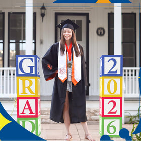 Denylo Pro Class of 2026 decor elevates school or home celebrations.