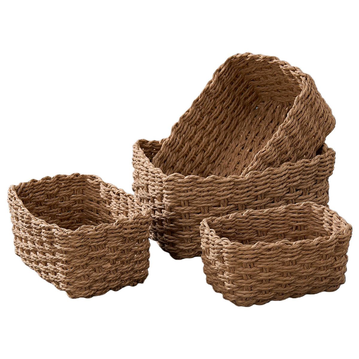 Deosur large woven basket for versatile bedroom storage and organization