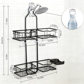 Depecal four removable hooks offer flexible mounting options.