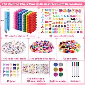 Depotcan Cheer Pins mermaid tails provide sparkling accents for school gear