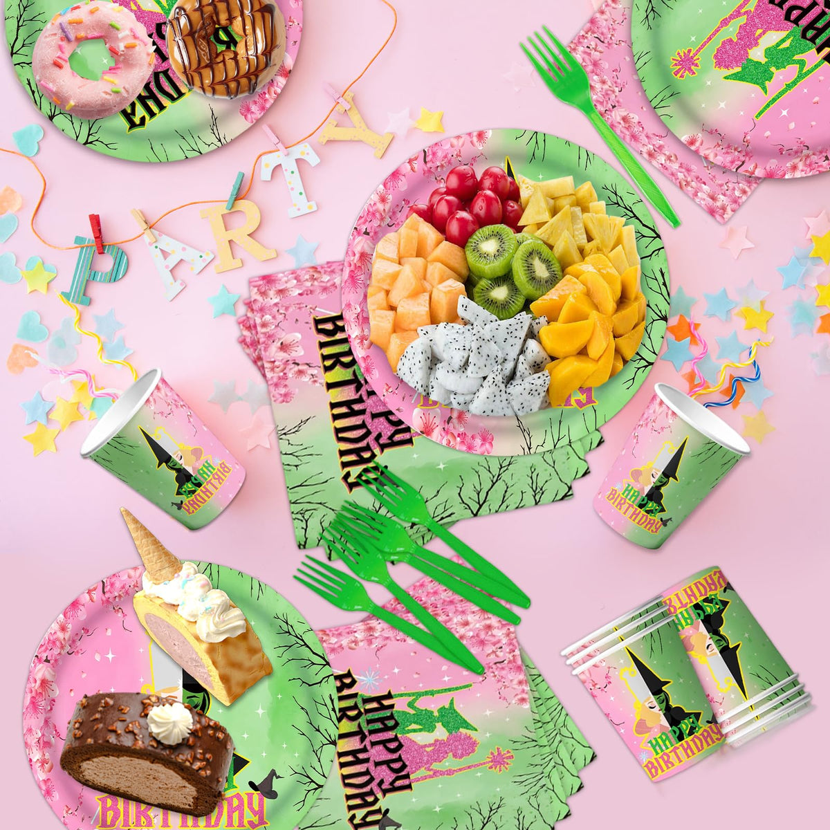 DEPOVTE all-in-one Witch party set saves time for witches and guests