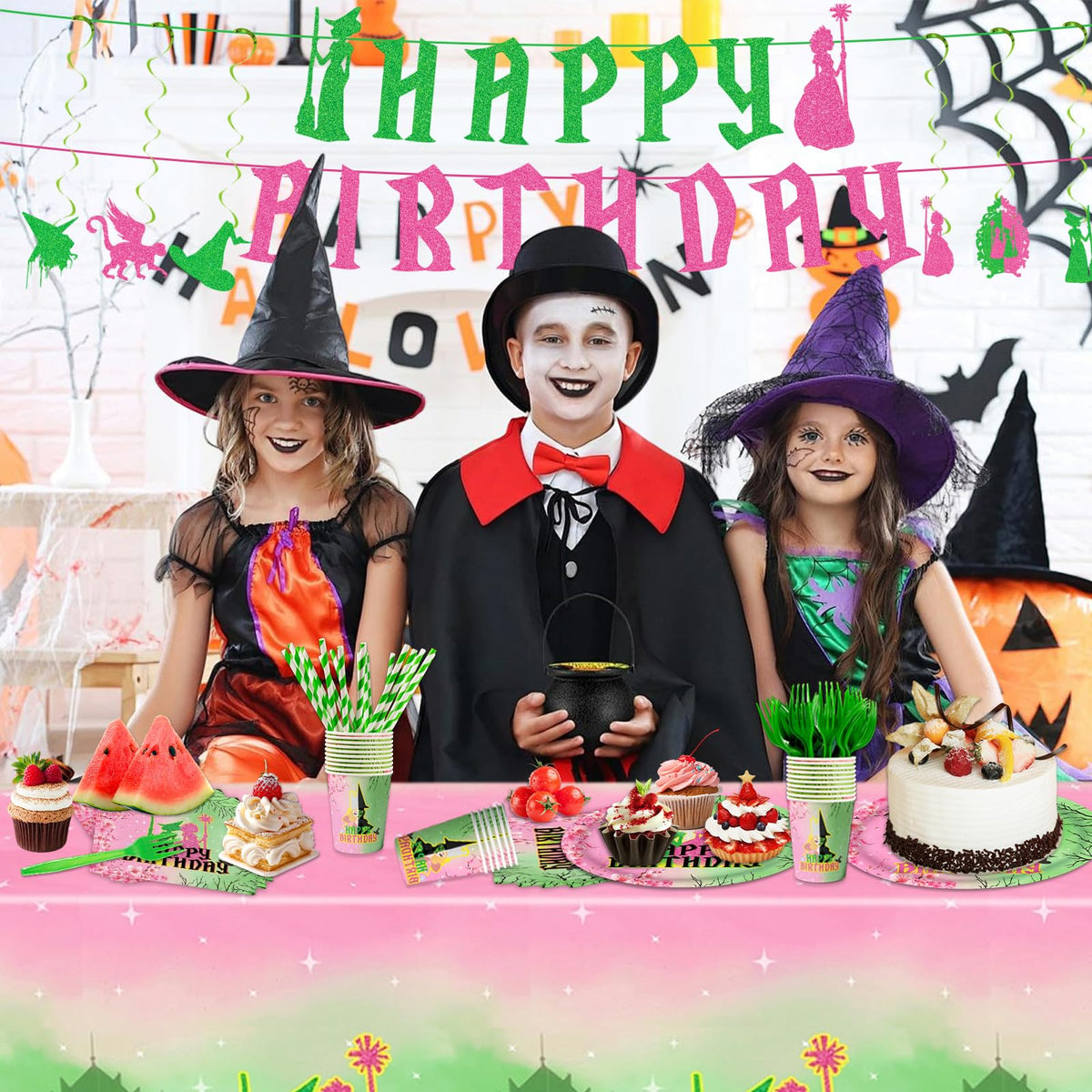 DEPOVTE Waterproof tablecloth protects surfaces during magical celebrations