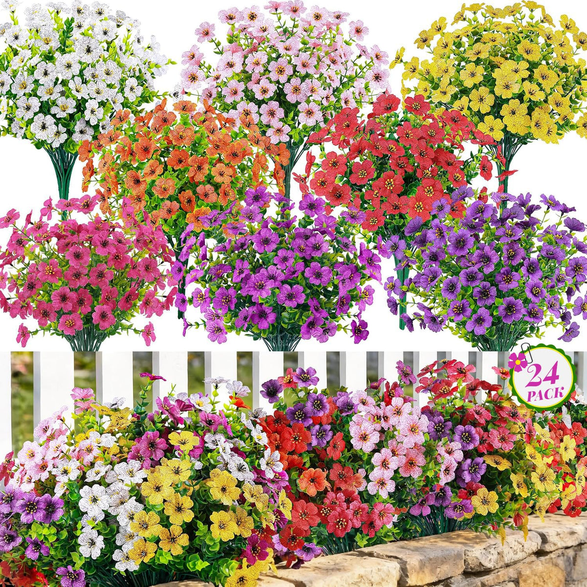 Der Rose 24-bundle outdoor flowers for garden and patio decor