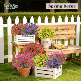 Der Rose 24 bundles outdoor flowers red bundle brings warm charm to garden path