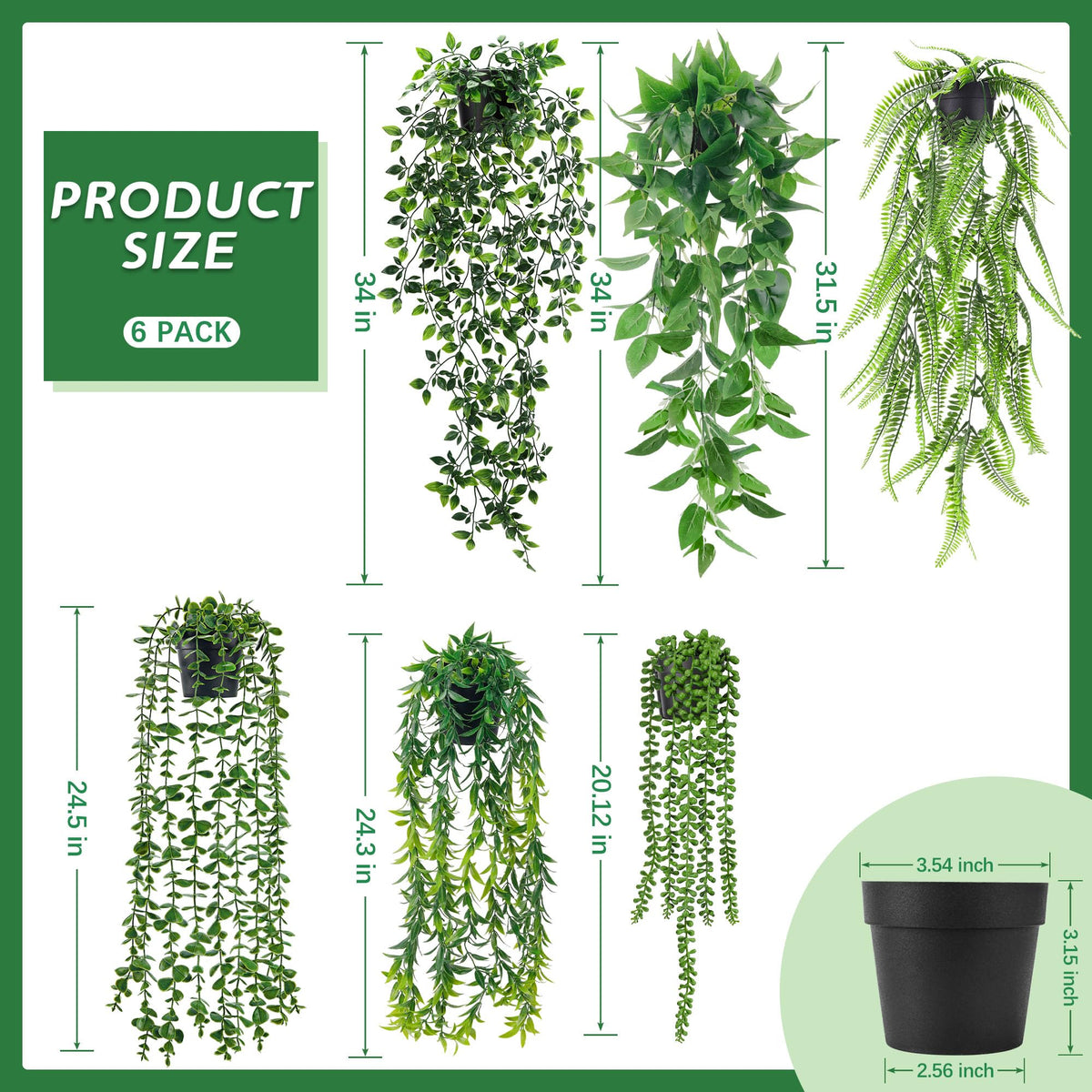 Der Rose string of pearls hanging elevates shelves with low-maintenance greenery.