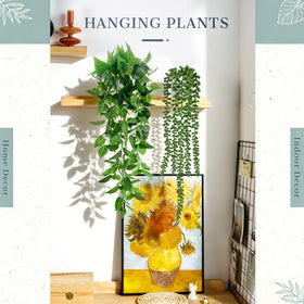 Der Rose boho wall decor hanging plants elevate any room