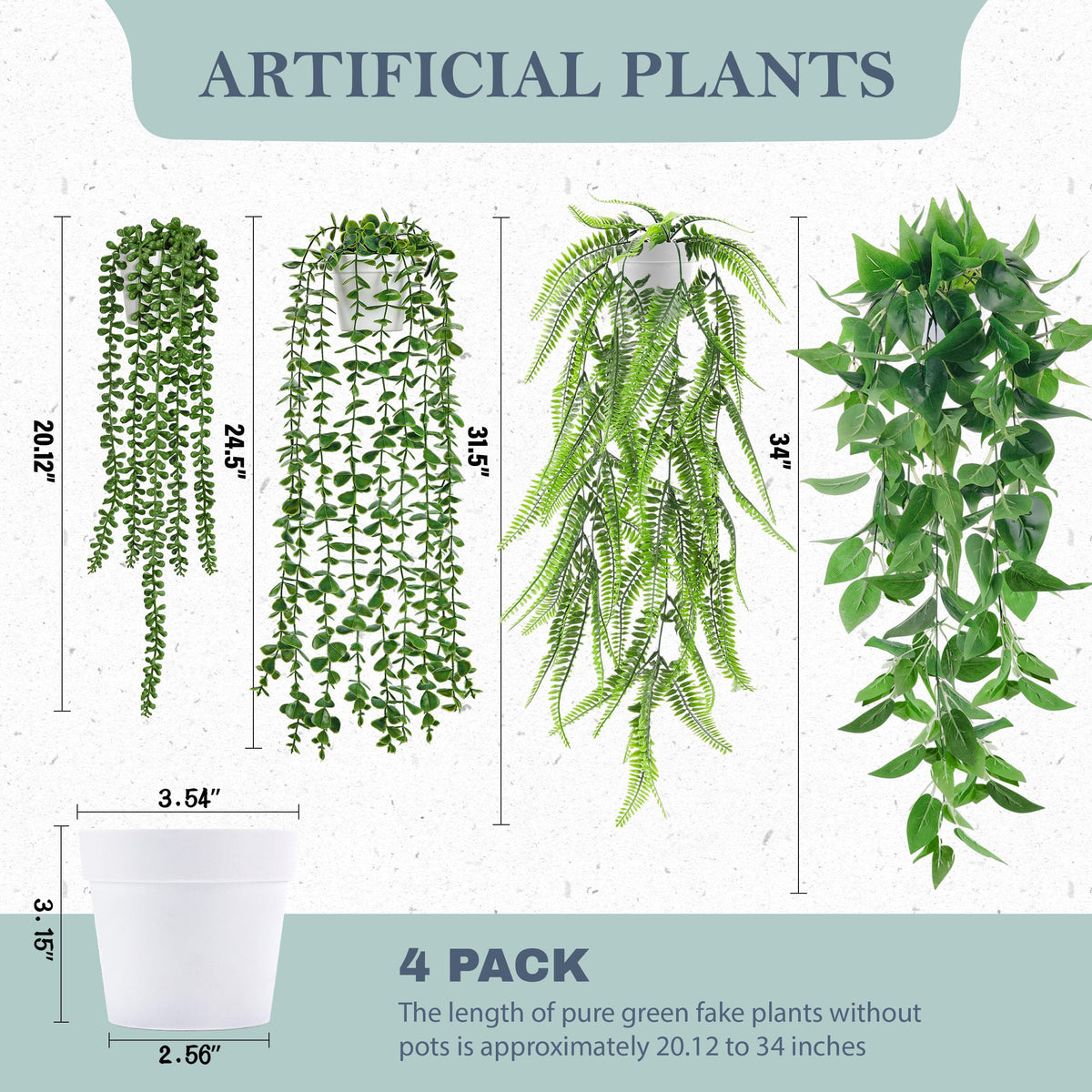 Der Rose Boston fern hanging provides lush texture for shelves, windows, or patios