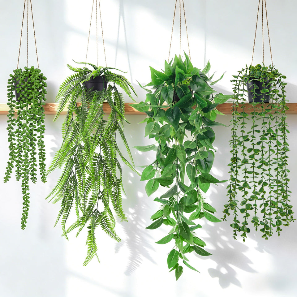 Der Rose eucalyptus leaves hanging decor for indoor or outdoor spaces, maintenance-free.