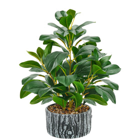 Der Rose fake plants indoor with leaf texture, adding year-round greenery to any room.