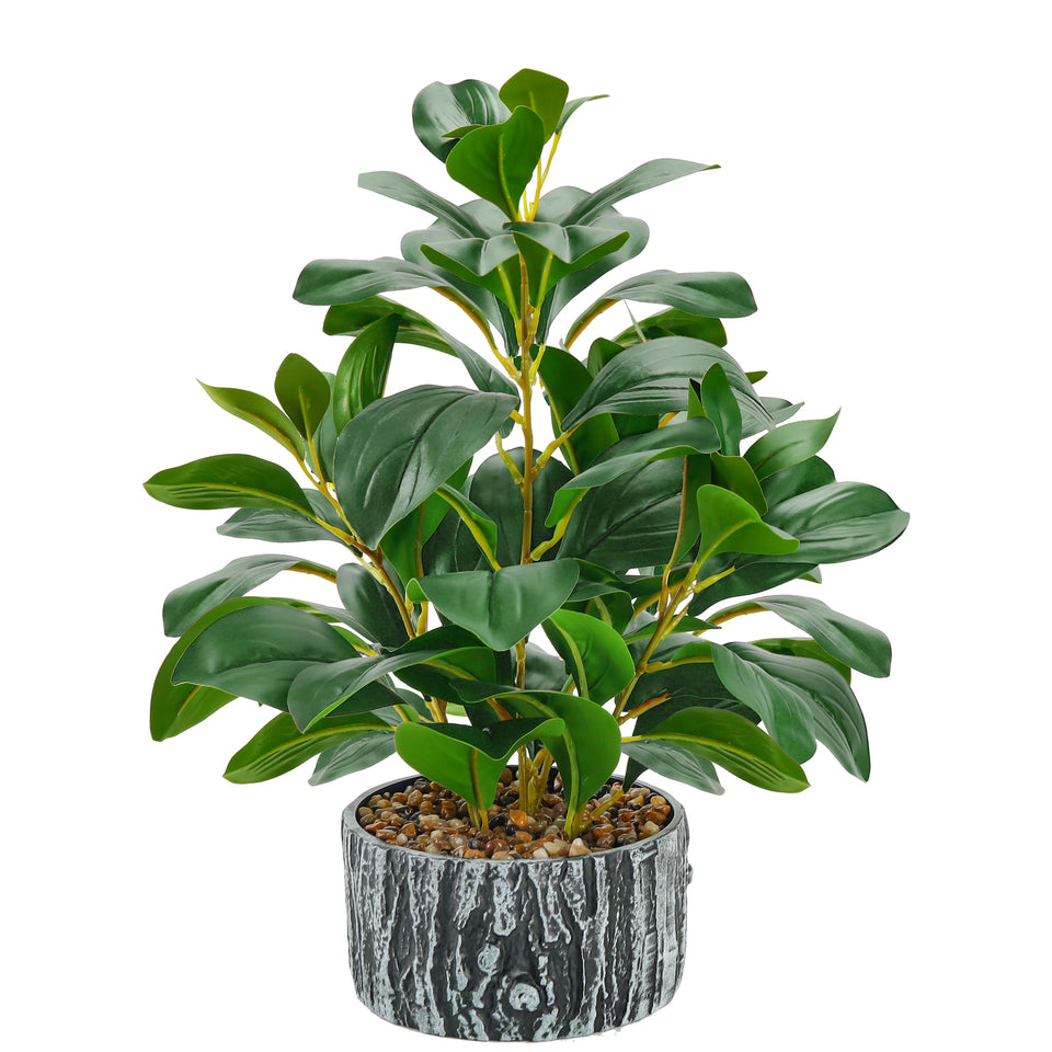 Der Rose fake plants indoor with leaf texture, adding year-round greenery to any room.