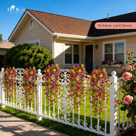 Der Rose zero-maintenance outdoor decor saves watering and trimming while staying vibrant.