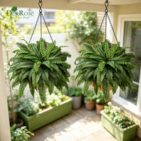 Der Rose fern with reddish center leaves for variation.