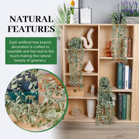 Der Rose wall decor eucalyptus adds vibrant greenery to kitchens and living spaces