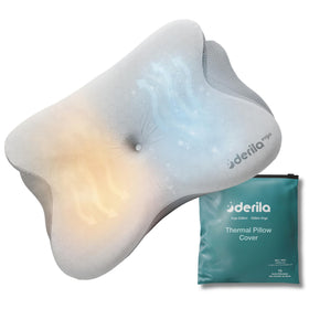 Derila Ergo Pillow Cover cooling fabric closeup highlighting PCM temperature regulation