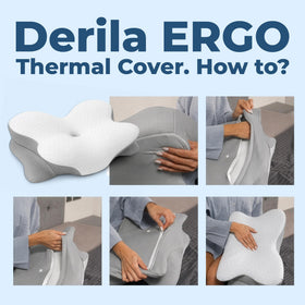 Derila Ergo Pillow Cover fit for Ergo Pillow contours