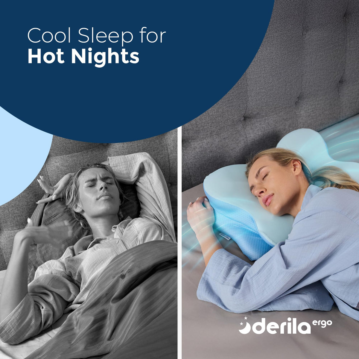 Derila Ergo Pillowcase pillowcase-only design protects your pillow.