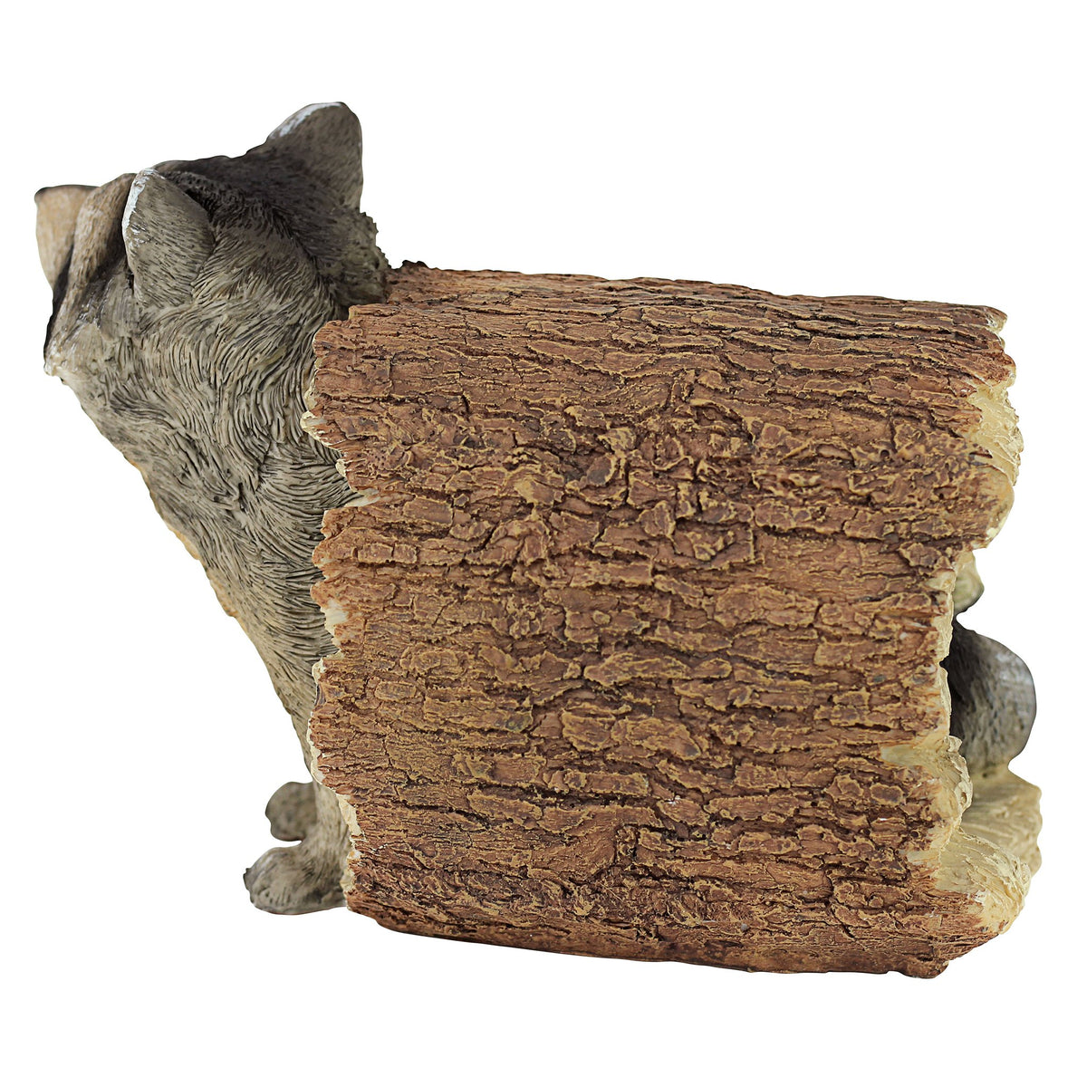 Durable outdoor decor with UV resistant finish for Bandit in the garden.