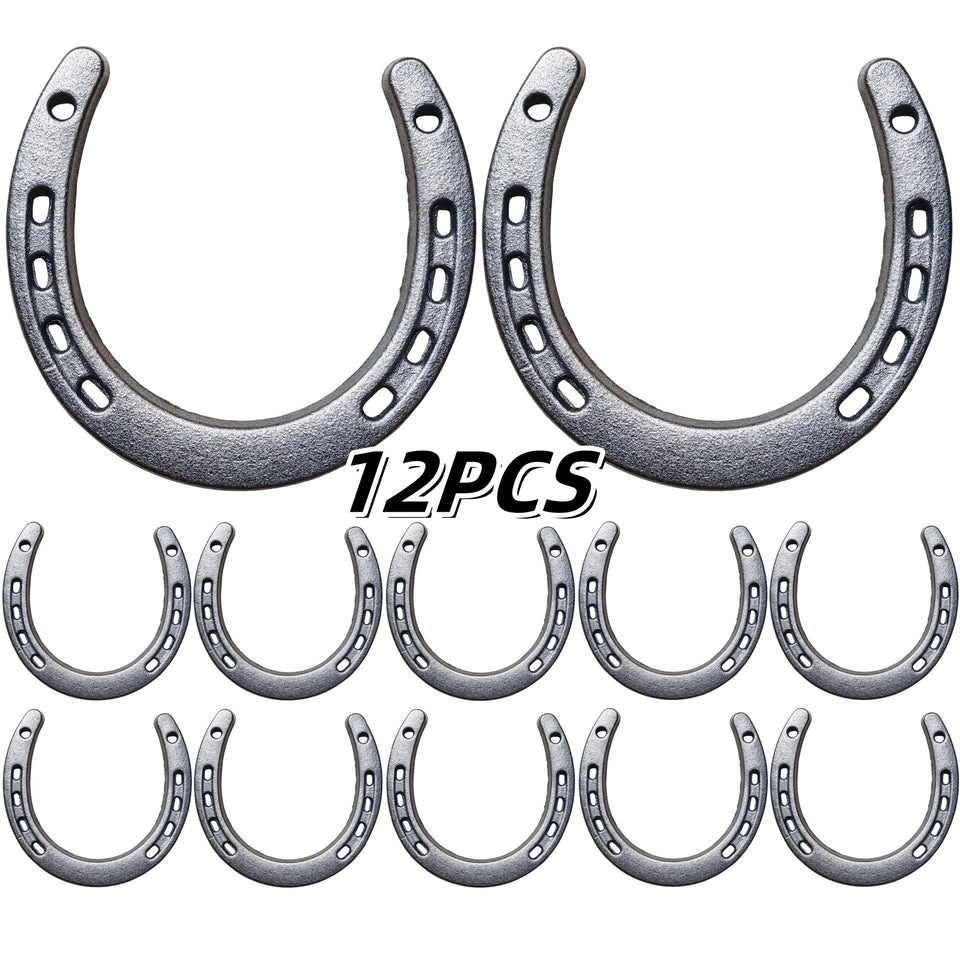 Desyeryamimi horseshoe wall decor in cast iron adds rustic charm to walls