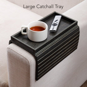 DETOR arm table supports everyday living room organization.