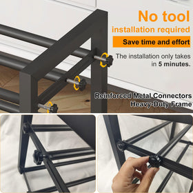 Detsuk rust-resistant black finish suits indoor or outdoor entryways stylishly.