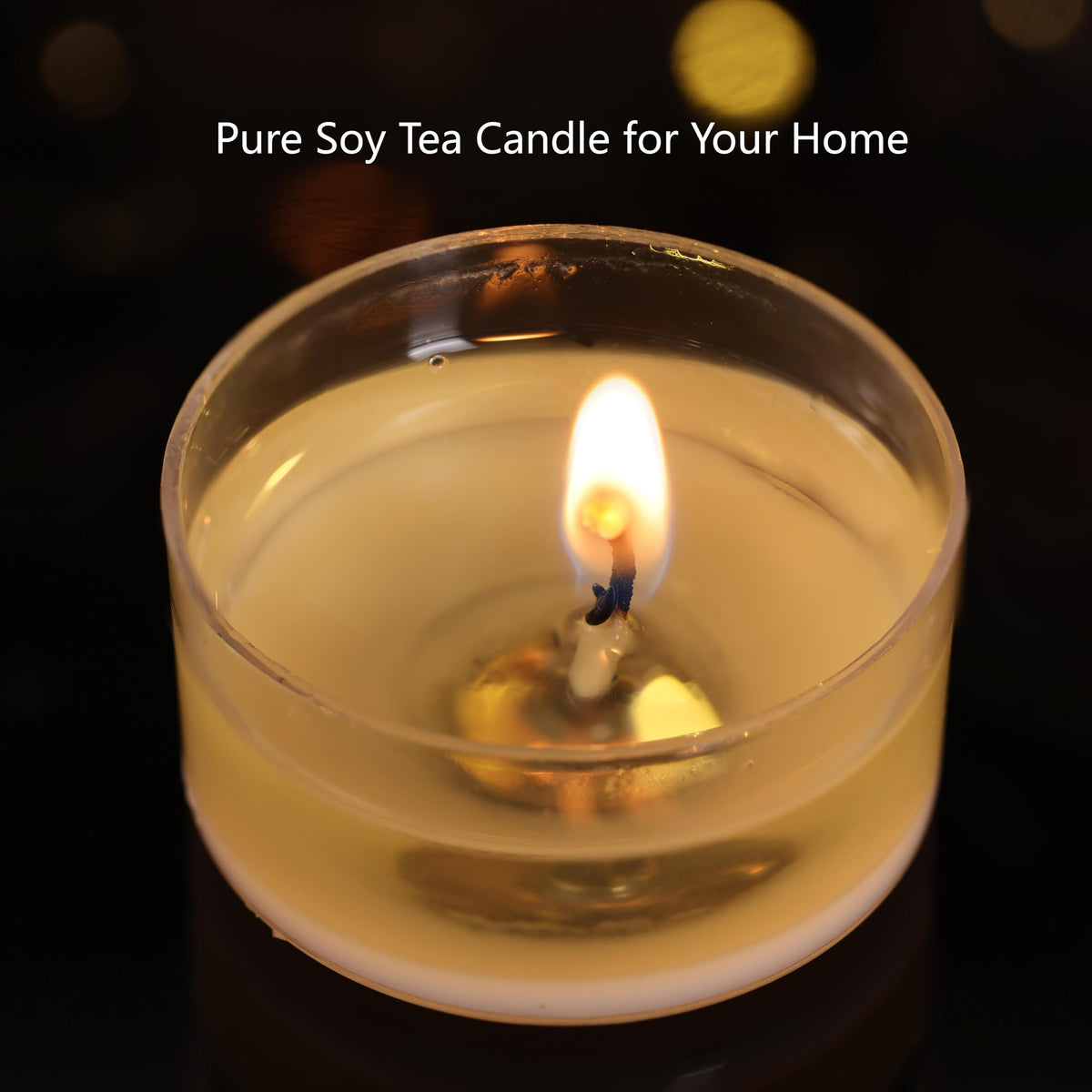 DEVI soy wax tea lights provide smokeless emergency lighting.