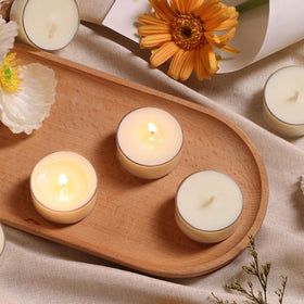 DEVI 6-hour tea lights suit wedding centerpieces with compact height for elegant displays.