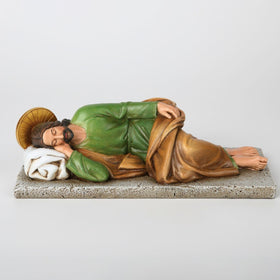 DevotedWalls Artisanal carving highlights craftsmanship on St. Joseph statue.