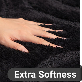 DEXDE machine-washable bath rug simplifies cleaning and maintenance