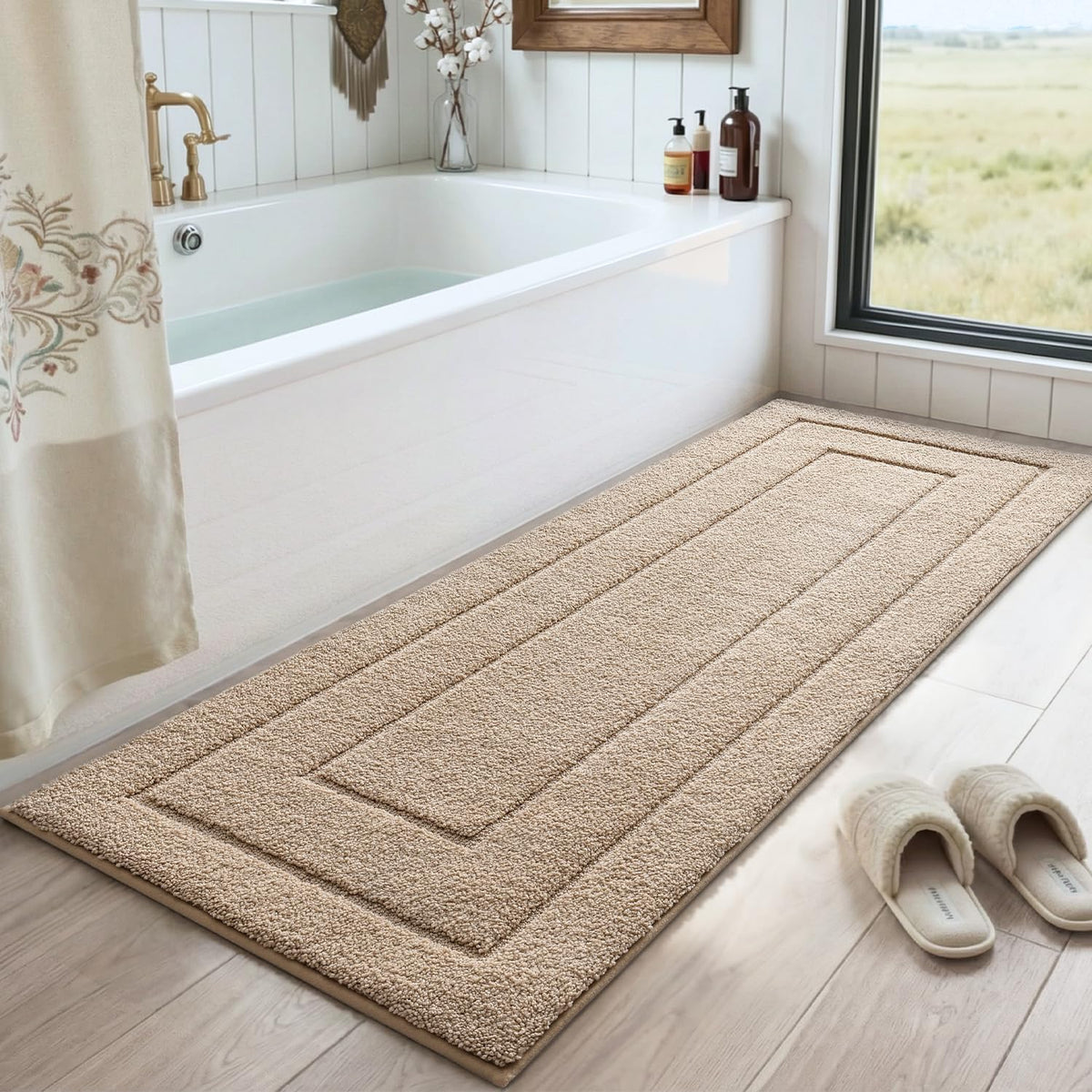 DEXI quick-dry material keeps feet dry in minutes after bathing