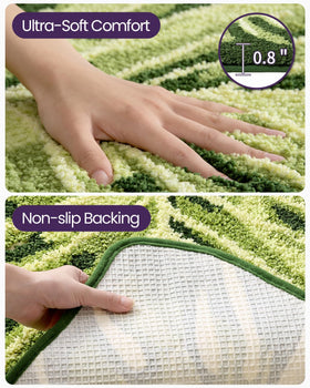 DEXI nature-inspired green leaves bring a calming botanical vibe to any room.
