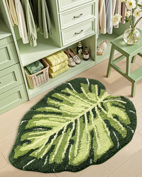 DEXI soft plush polyester delivers warm, comfortable cushioning underfoot.