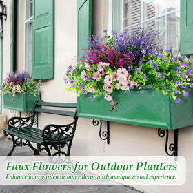 Dexpinzo eucalyptus silver-dollar bundles add airy greenery to planters.