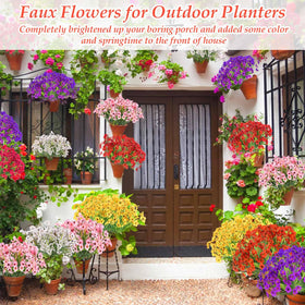 Dexpinzo UV-resistant outdoor plants ideal for long-lasting porch or garden show.