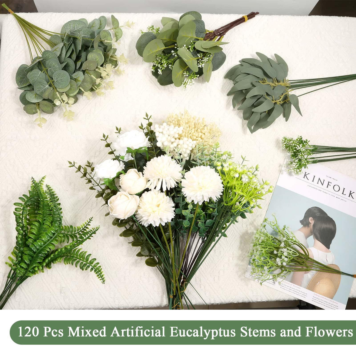 Dexpinzo wedding decor eucalyptus stems for arches and centerpieces