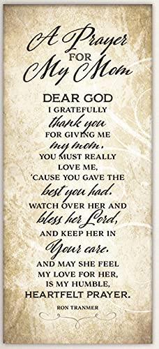 Dexsa A Prayer for My Mom plaque hallway display offers daily encouragement