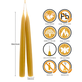 DEYBBY smokeless taper in holder delivers cleaner burn with minimal smoke.