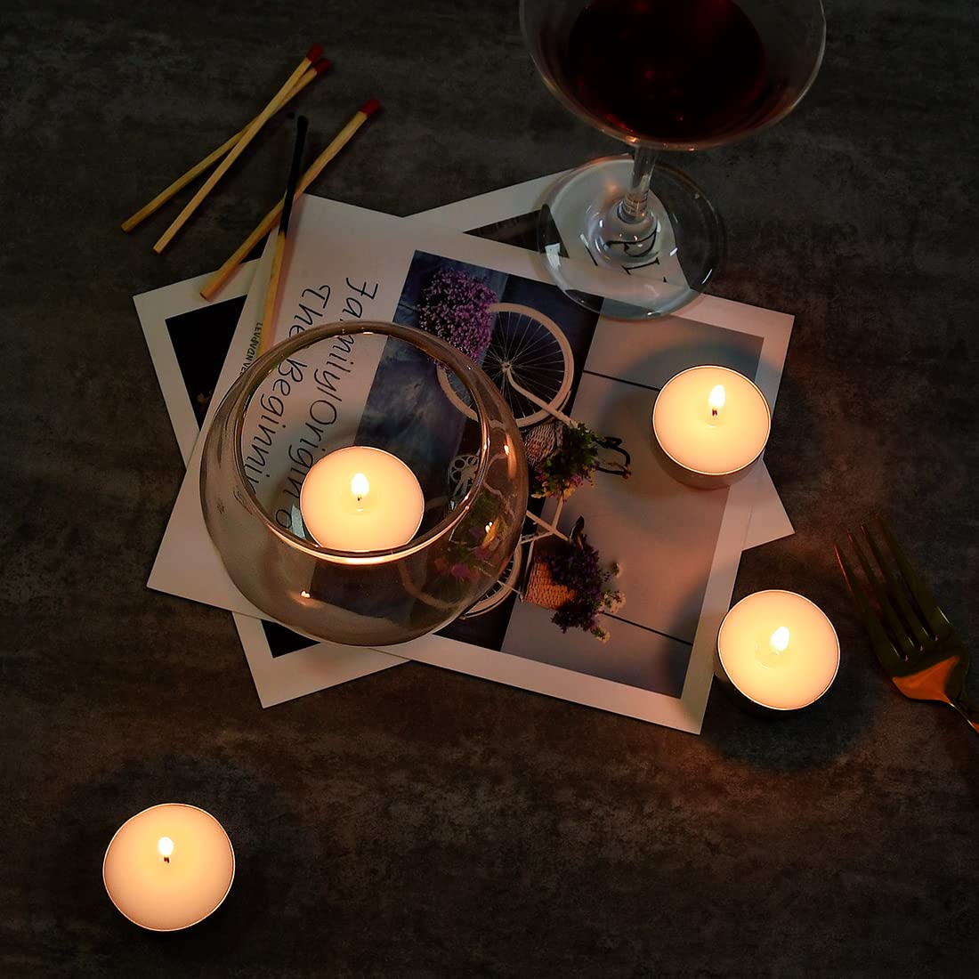 DEYBBY tealight bathroom bedroom creating a warm, calm space