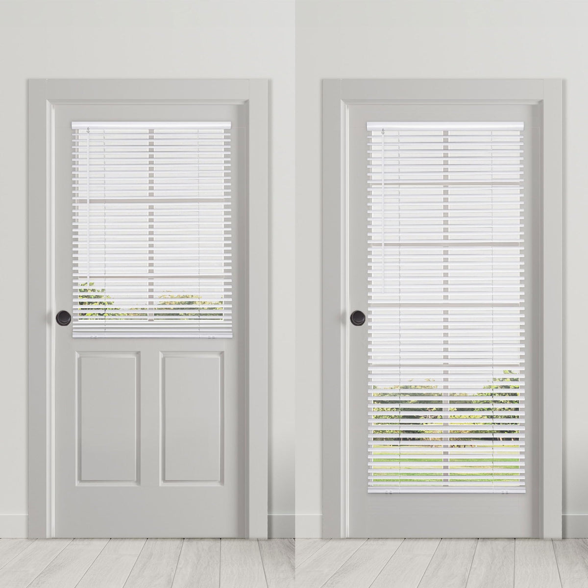 DEZ FURNISHINGS headrail image showing one-piece design for easy cleaning