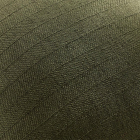 DEZENE olive green linen pillow cover back zip for easy insertion