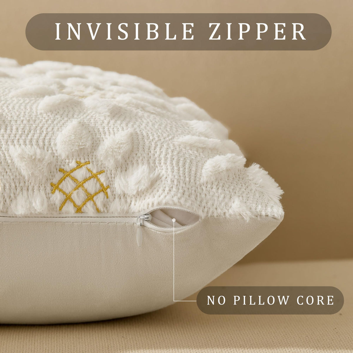 DFXSZ faux fur jacquard texture adds soft seating comfort