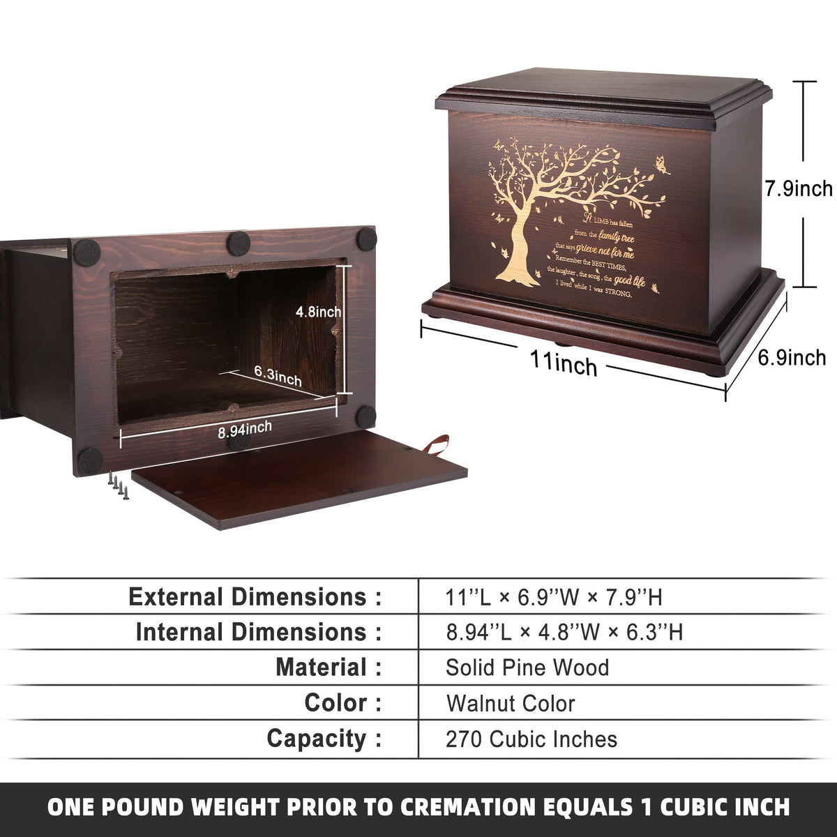DGDCDV urn with laser-engraved pattern for a personalized tribute.