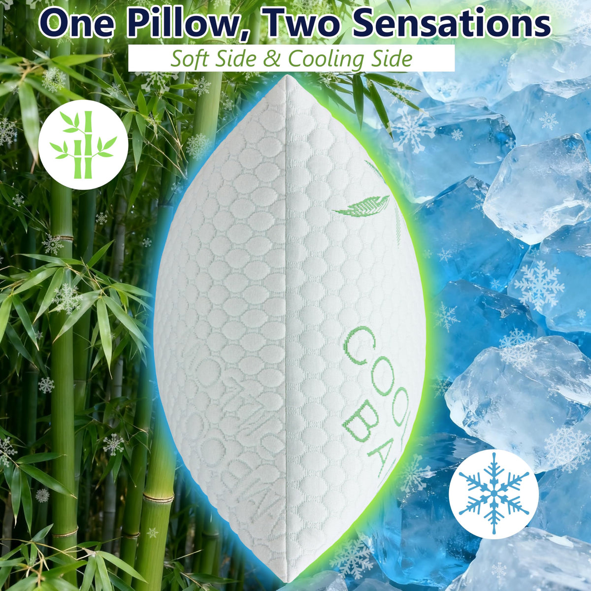 DGPEAR cooling pillows ergonomic neck support and alignment