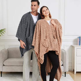 Dgsfmi sherpa fleece blanket plush texture and warmth.