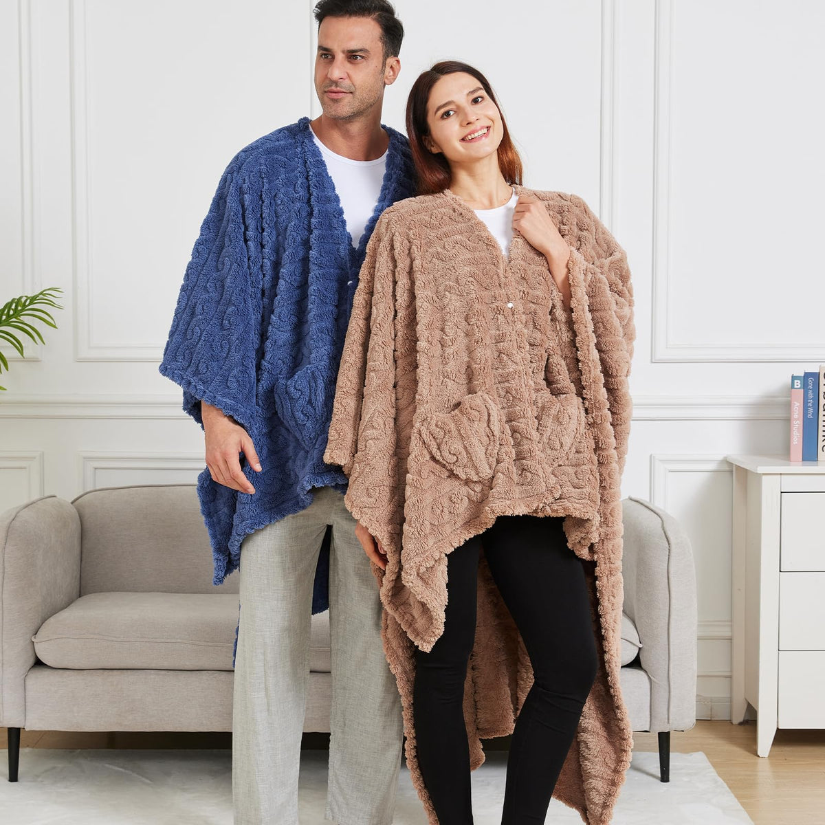 Dgsfmi cozy sherpa fleece delivers plush warmth.